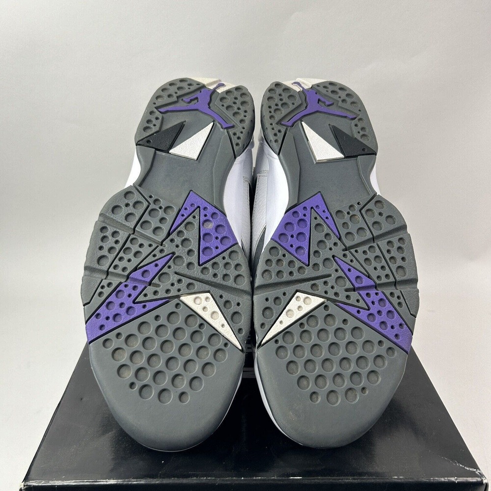 Nike Shoes Air Jordan 7 Retro “Flint/White Grey” 2021 - Picture 7 of 8